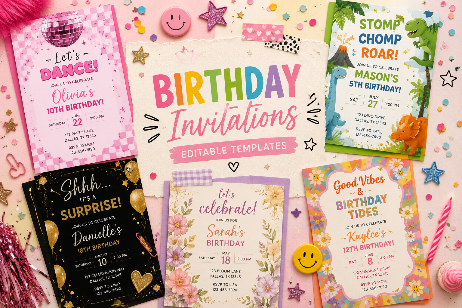 Birthday Invitations