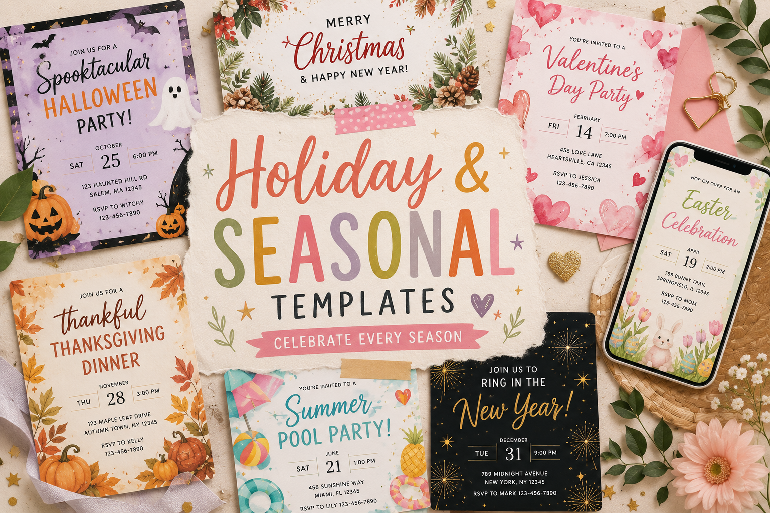 Holiday & Seasonal Templates