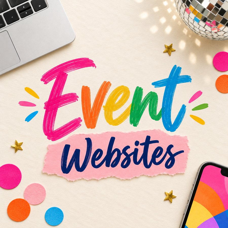 Event Websites collection from The Whimsy Diaries