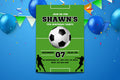 Editable Soccer Birthday Invitation Template, Printable Birthday Party Invitations, Digital Kids Party Invite, 5x7, Canva